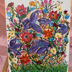 " Fantasy " original canvas painting by Sabine Cool